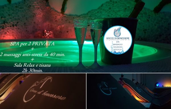SPA per 2 + 2 Massaggi