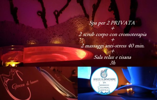 SPA per 2 + Scrub corpo + Massaggio total body