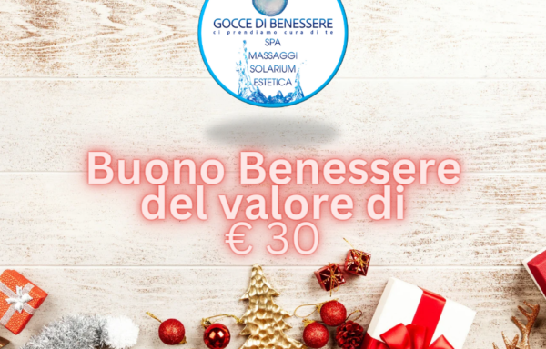 Buono Benessere del valore di € 30